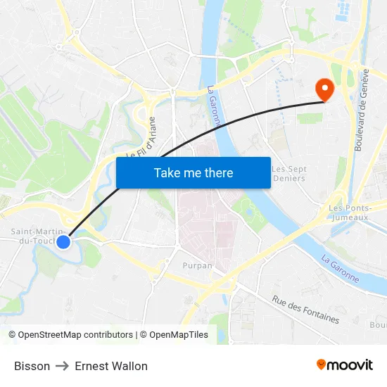 Bisson to Ernest Wallon map