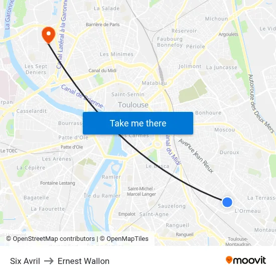 Six Avril to Ernest Wallon map