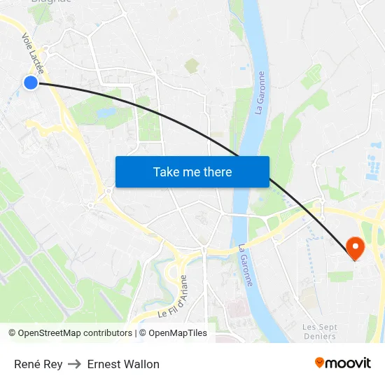 René Rey to Ernest Wallon map