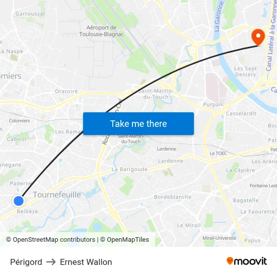 Périgord to Ernest Wallon map