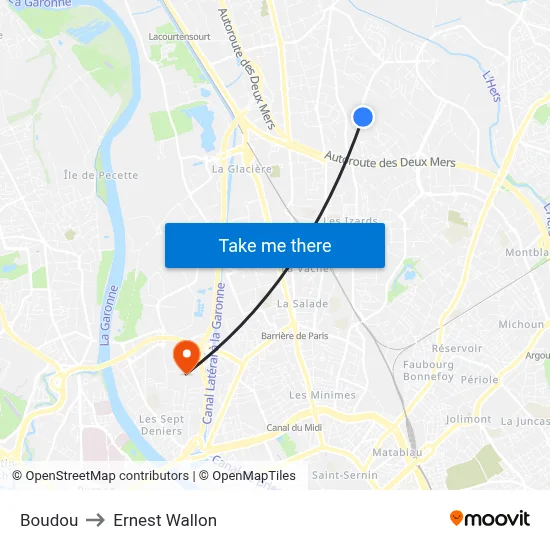 Boudou to Ernest Wallon map