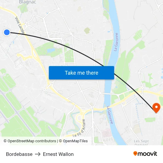 Bordebasse to Ernest Wallon map
