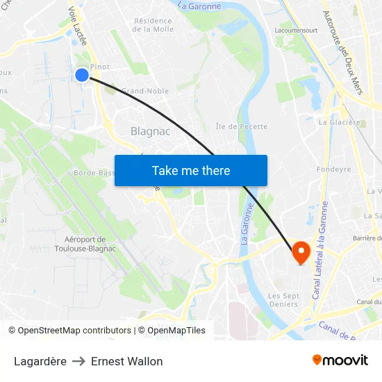 Lagardère to Ernest Wallon map