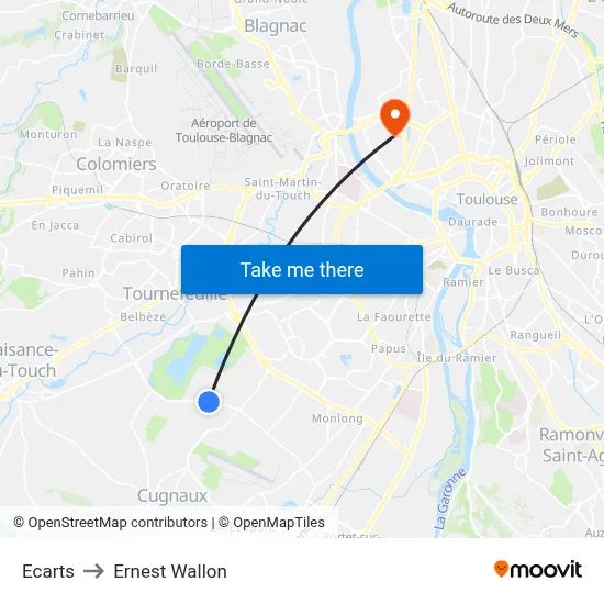 Ecarts to Ernest Wallon map
