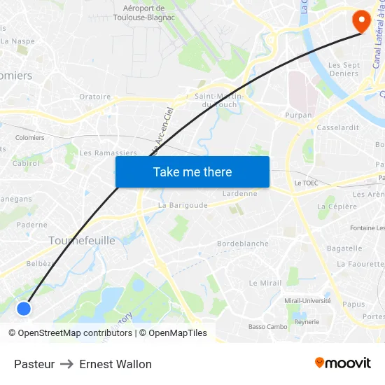 Pasteur to Ernest Wallon map