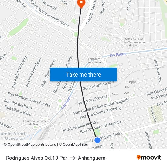 Rodrigues Alves Qd.10 Par to Anhanguera map