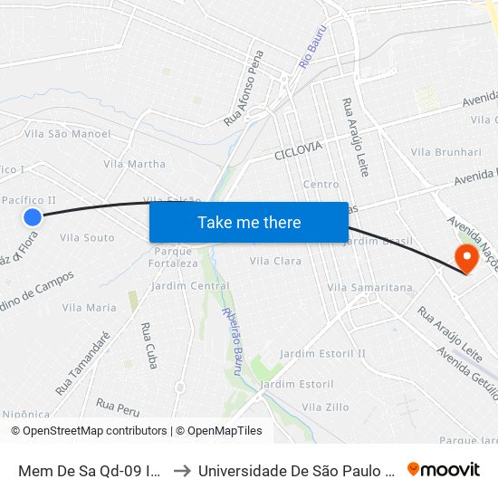 Mem De Sa Qd-09 Impar to Universidade De São Paulo — Usp map