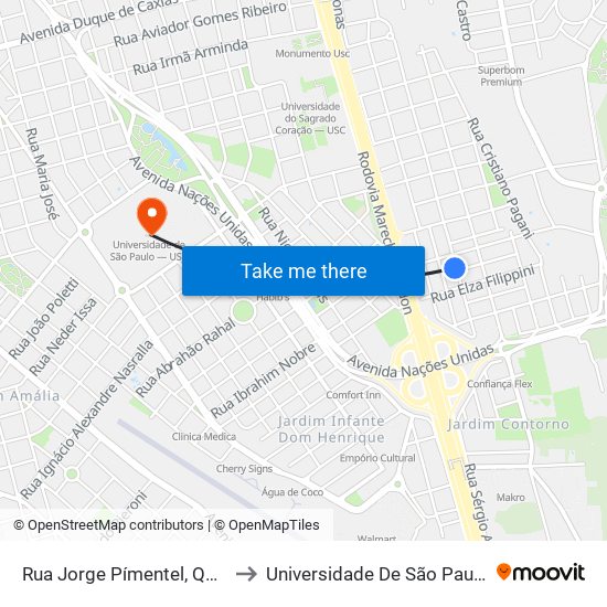 Rua Jorge Pímentel, Qd-11, Par to Universidade De São Paulo — Usp map