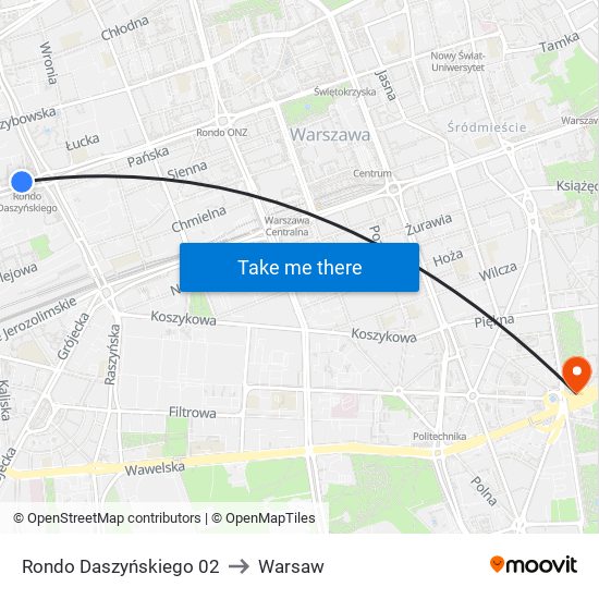 Rondo Daszyńskiego 02 to Warsaw map