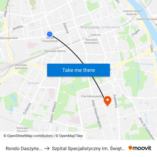 Rondo Daszyńskiego to Szpital Specjalistyczny Im. Świętej Rodziny Spzoz map