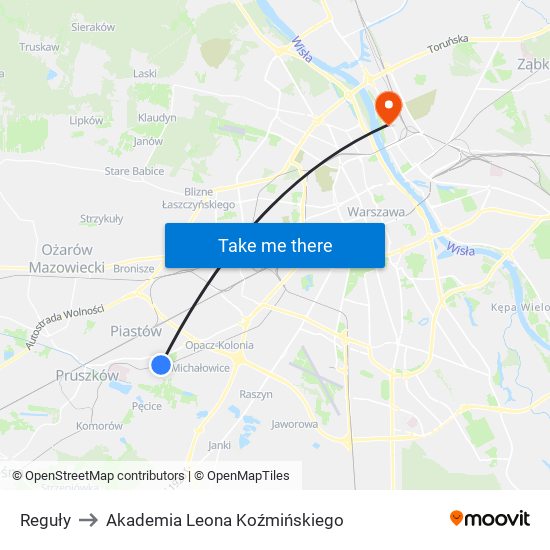 Reguły to Akademia Leona Koźmińskiego map