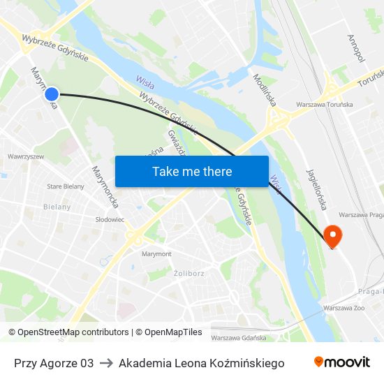 Przy Agorze 03 to Akademia Leona Koźmińskiego map