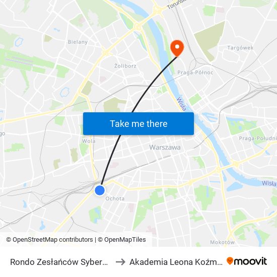 Rondo Zesłańców Syberyjskich to Akademia Leona Koźmińskiego map