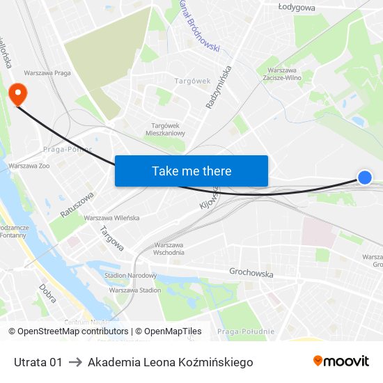 Utrata 01 to Akademia Leona Koźmińskiego map