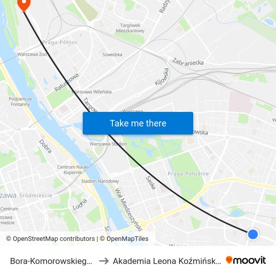 Bora-Komorowskiego to Akademia Leona Koźmińskiego map