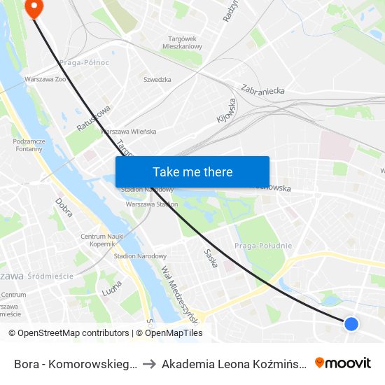 Bora-Komorowskiego to Akademia Leona Koźmińskiego map