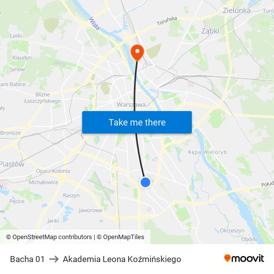 Bacha 01 to Akademia Leona Koźmińskiego map