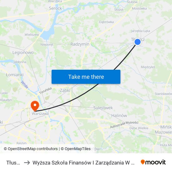 Tłuszcz to Wyższa Szkoła Finansów I Zarządzania W Warszawie map