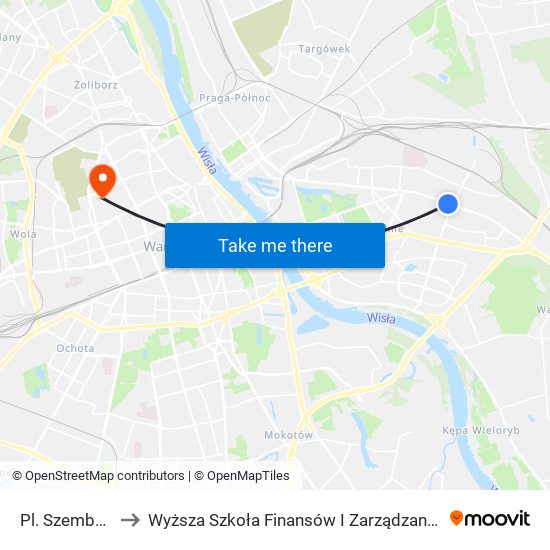 Pl. Szembeka 02 to Wyższa Szkoła Finansów I Zarządzania W Warszawie map