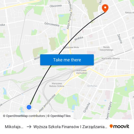 Mikołajska 02 to Wyższa Szkoła Finansów I Zarządzania W Warszawie map