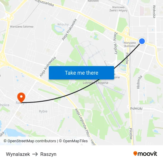 Wynalazek to Raszyn map