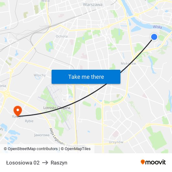 Łososiowa 02 to Raszyn map