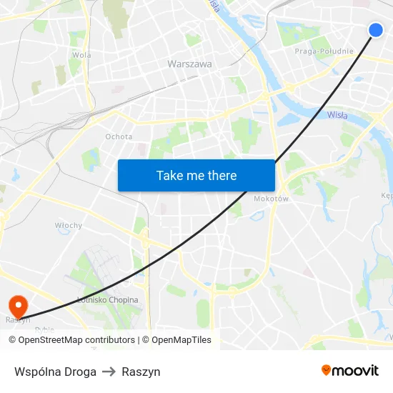 Wspólna Droga to Raszyn map