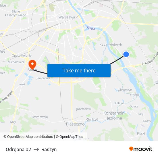 Odrębna 02 to Raszyn map