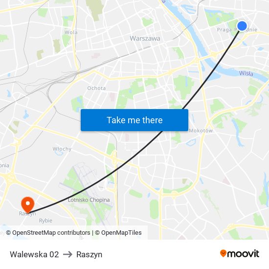 Walewska 02 to Raszyn map