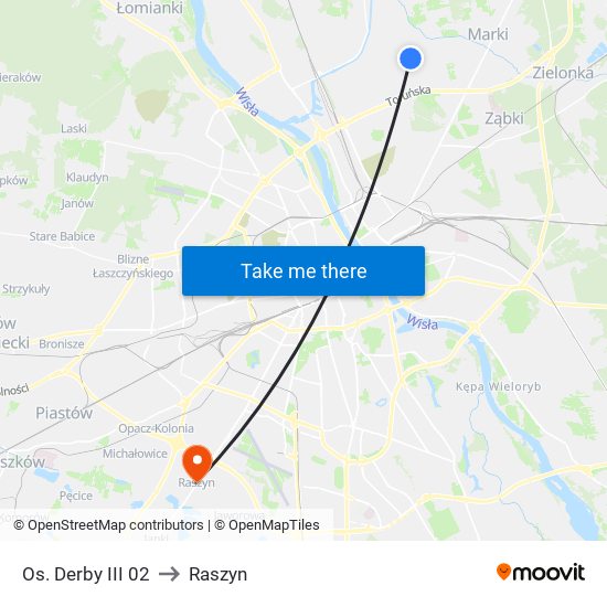 Os. Derby III 02 to Raszyn map