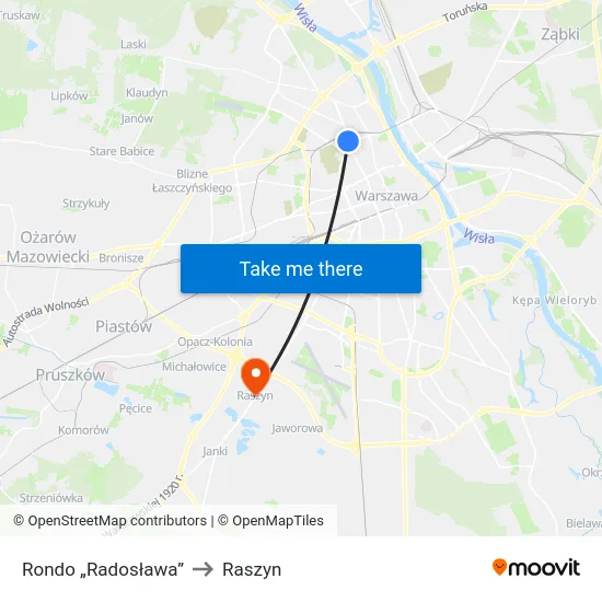 Rondo „Radosława” to Raszyn map