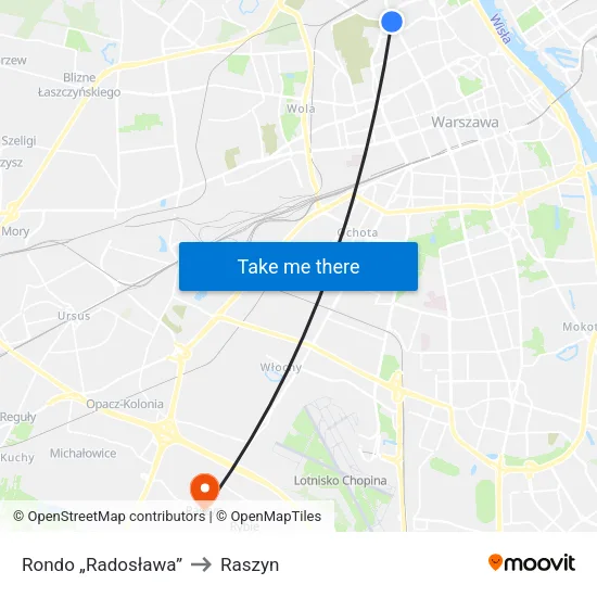 Rondo „Radosława” to Raszyn map