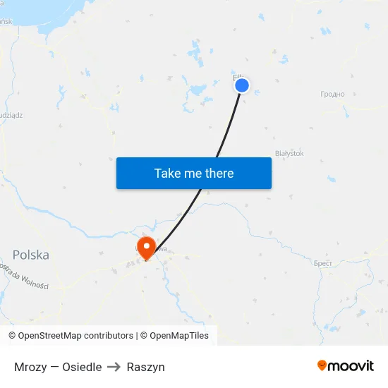 Mrozy — Osiedle to Raszyn map