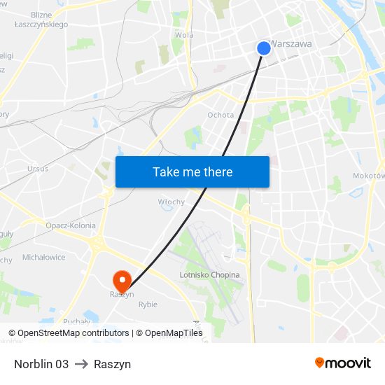 Norblin 03 to Raszyn map