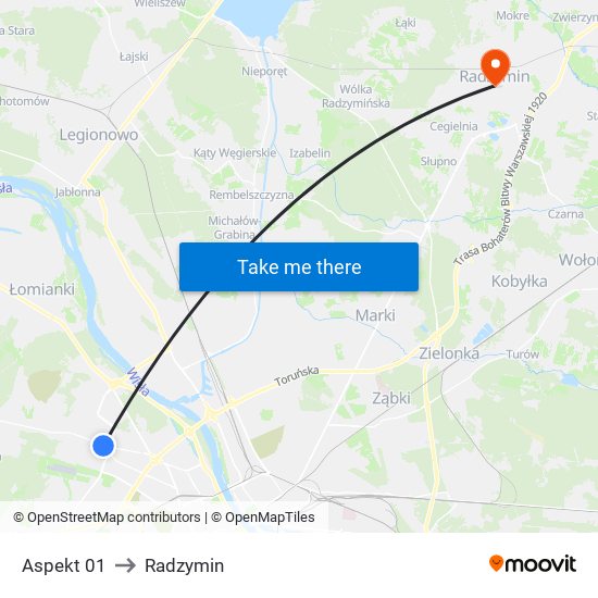 Aspekt 01 to Radzymin map