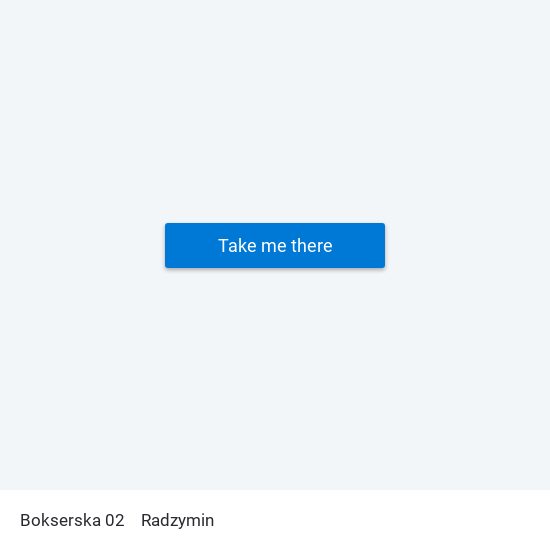 Bokserska 02 to Radzymin map
