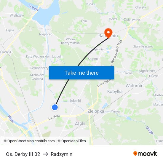 Os. Derby III 02 to Radzymin map