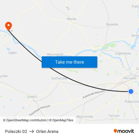 Poleczki 02 to Orlen Arena map