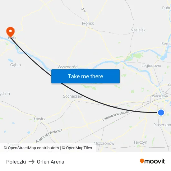 Poleczki to Orlen Arena map