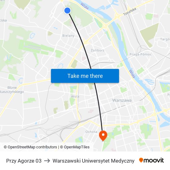 Przy Agorze 03 to Warszawski Uniwersytet Medyczny map