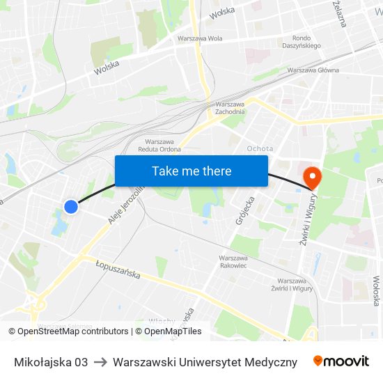 Mikołajska 03 to Warszawski Uniwersytet Medyczny map