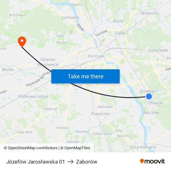 Józefów Jarosławska 01 to Zaborów map