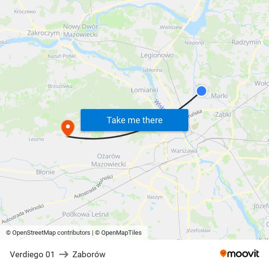 Verdiego 01 to Zaborów map