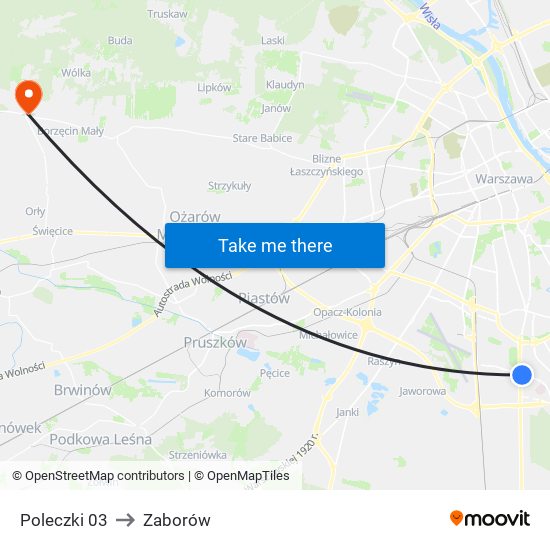 Poleczki 03 to Zaborów map