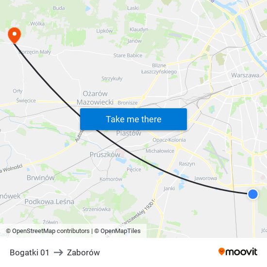 Bogatki 01 to Zaborów map