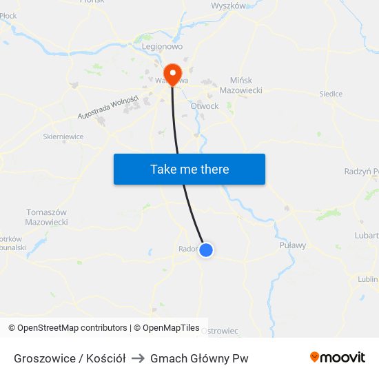 Groszowice / Kościół to Gmach Główny Pw map