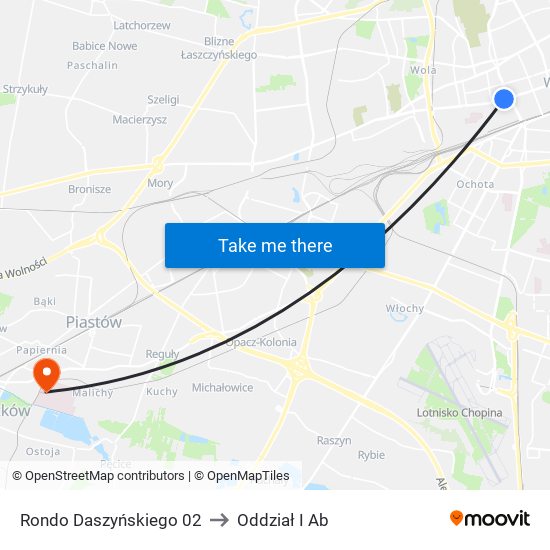 Rondo Daszyńskiego 02 to Oddział I Ab map