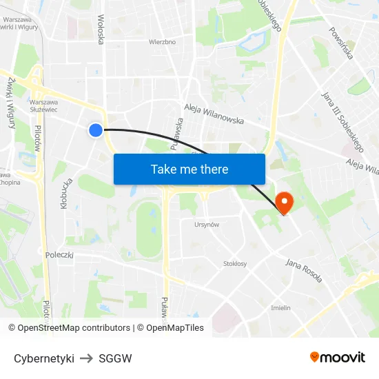 Cybernetyki to SGGW map