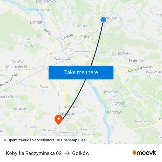 Kobyłka Radzymińska 02 to Gołków map