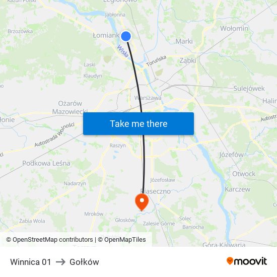 Winnica 01 to Gołków map